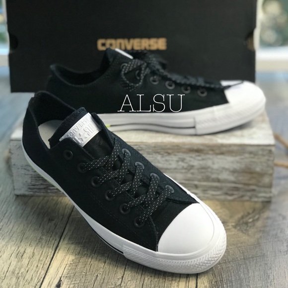 NWT Converse Ctas OX Black White W AUTHENTIC - Picture 2 of 7